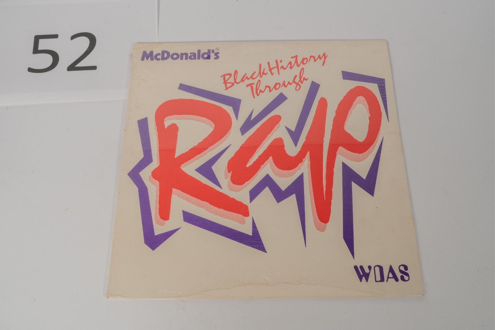 Vintage McDonald’s Black History Through Rap Promo Record STILL SEALED Rare Hip