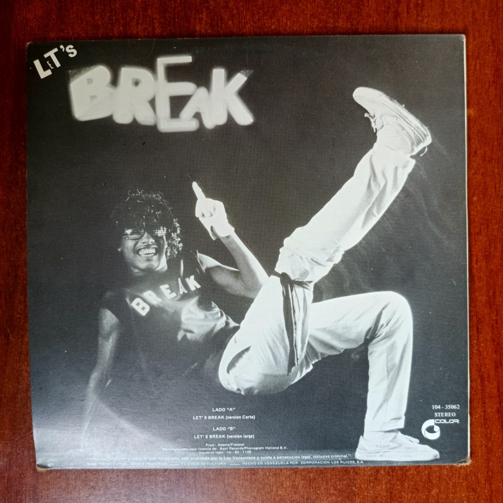 Master Genius ‎– Let’s Break [1984] Vinyl LP Electronic Breakbeat Hi NRG Color