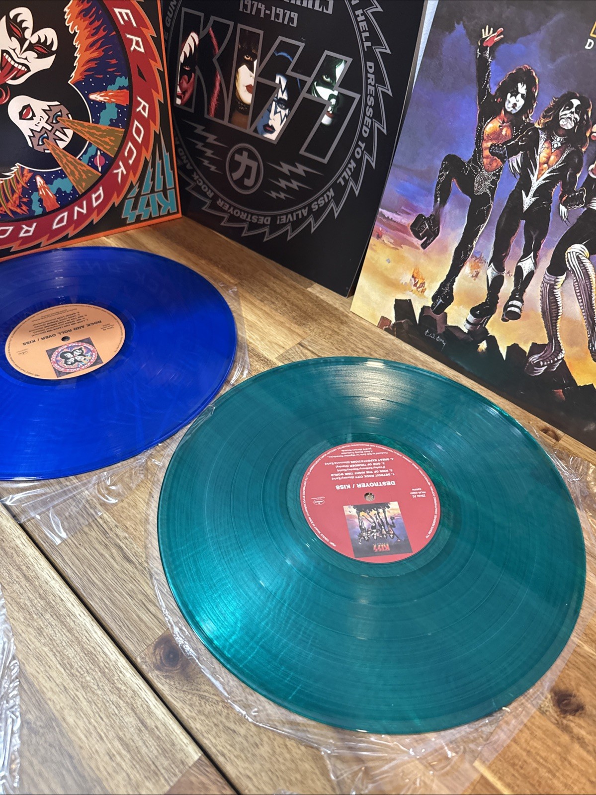kiss the originals vinyl Box Set Japan Color Lp 1974-1979 Rock Destroyer Hotter