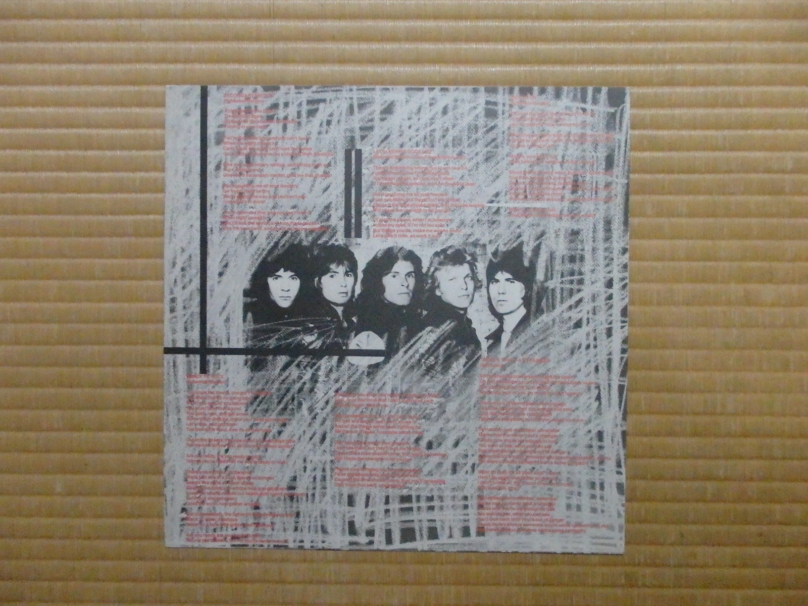 The Michael Schenker Group – MSG WWS-81450 Japan Insert Inner sleeve Obi NM