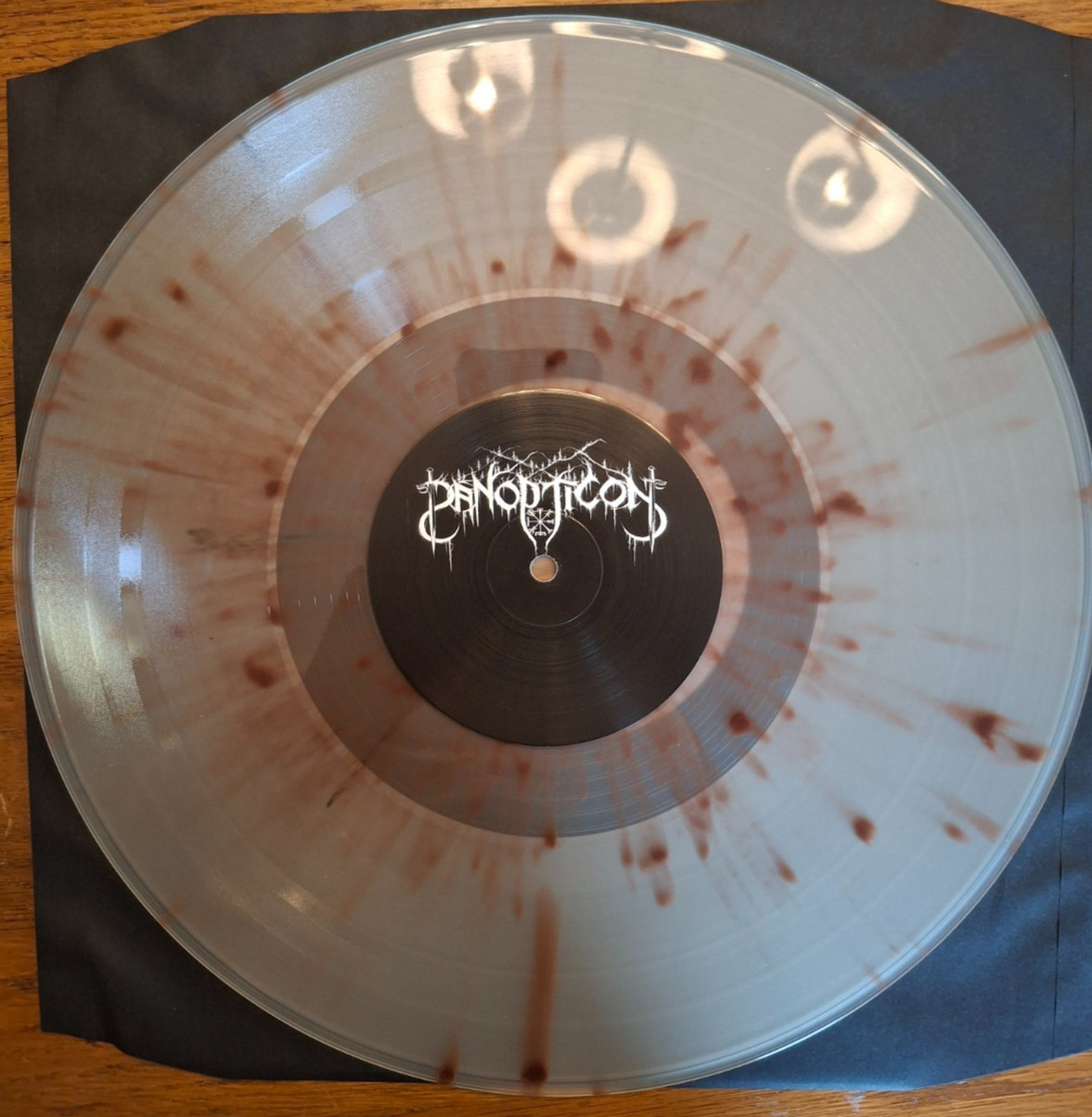 Waldgeflüster / Panopticon Split LP Limited Edition Milky Clear w/Brown Splatter