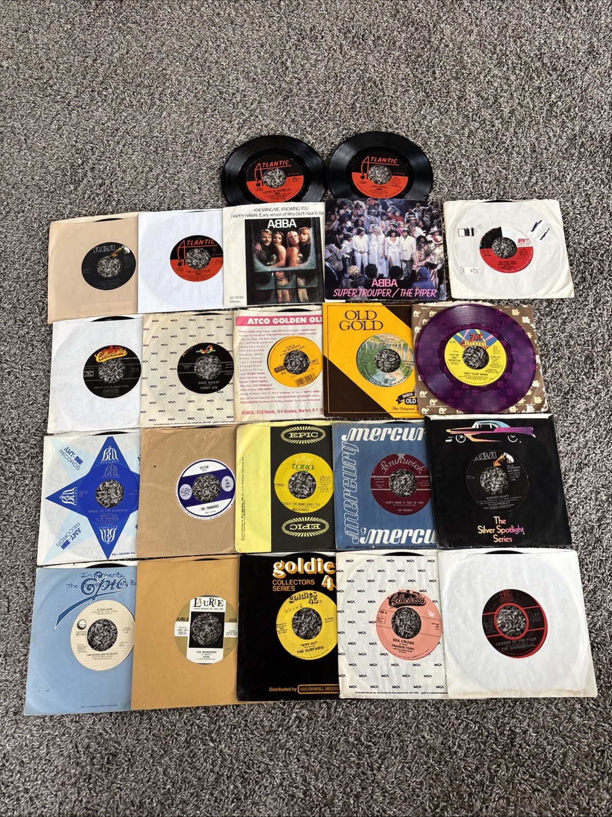 Lot Of 20 7” 45rpm Singles Rock/soul VG+ Cond. In General