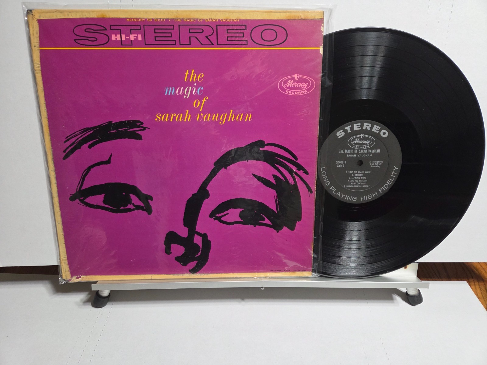 JAZZ/POP/VOCAL/ 1961 EXCELLENT LP “THE MAGIC OF SARAH VAUGHAN MERCURY STEREO