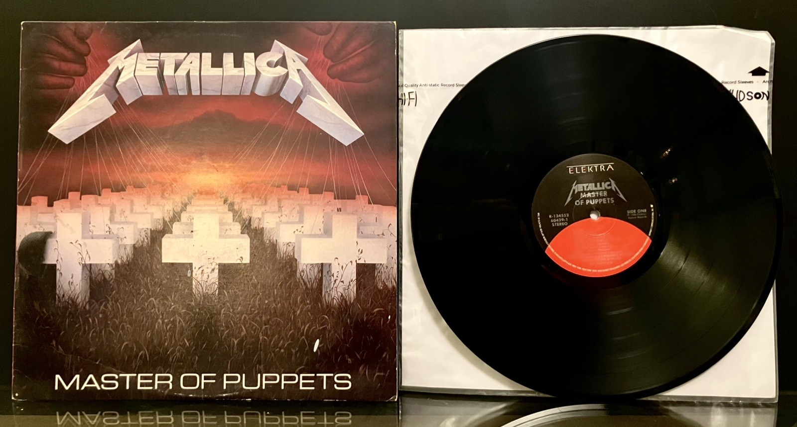 Metallica “Master of Puppets” Original 1986 US Vinyl LP Elektra CLUB Pressing G