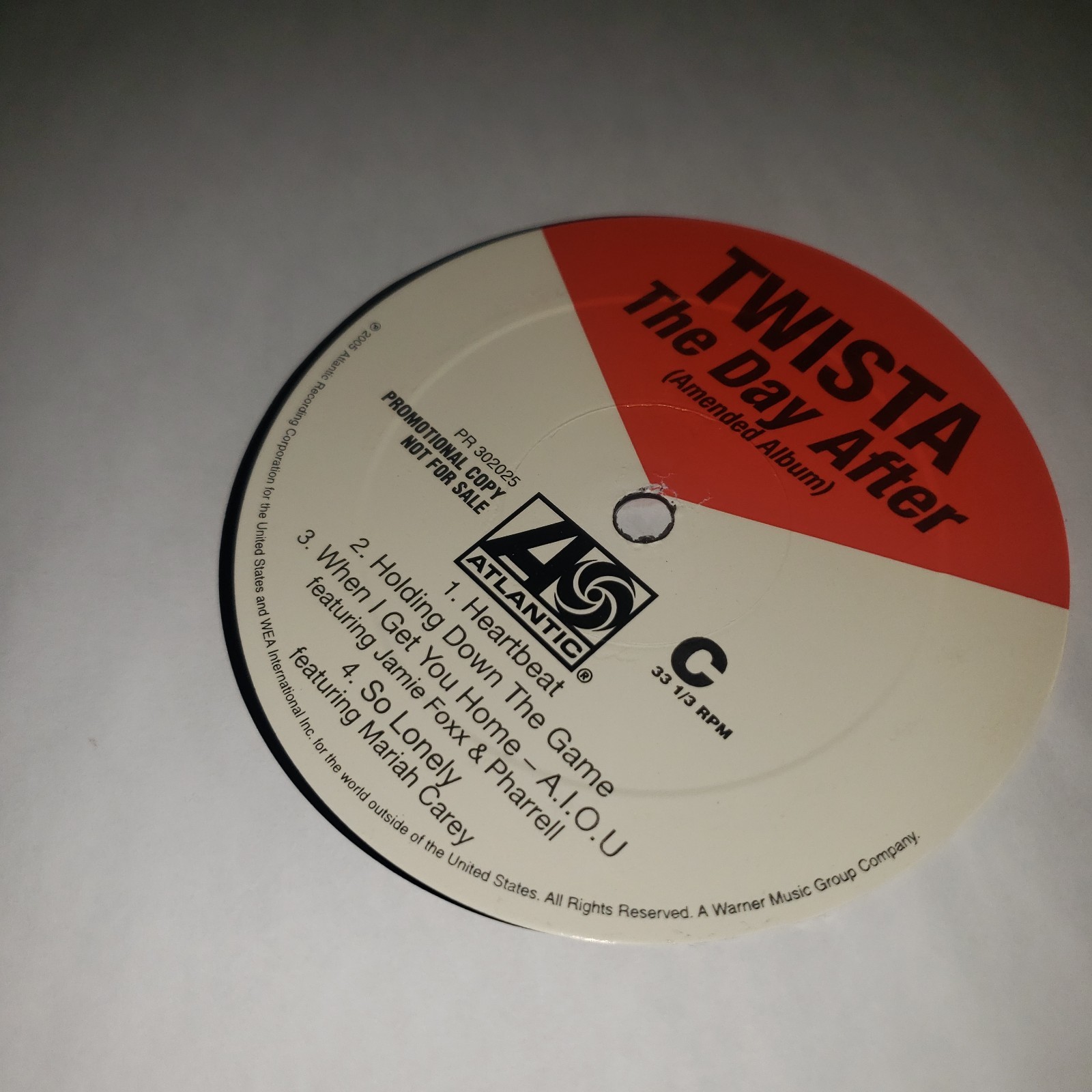Twista The Day After – Great Condition Clean / Radio Promo 2 LP 12” Vinyl