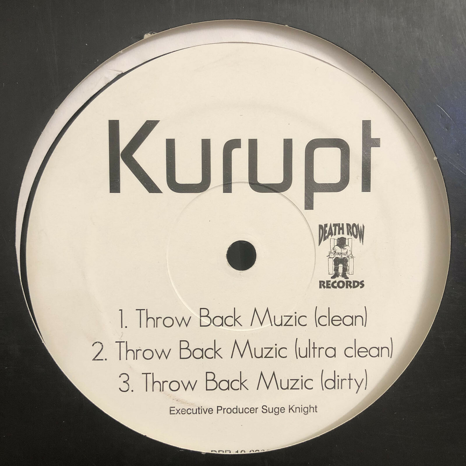 KURUPT – THROW BACK MUZIC (12″) 2005!! RARE!! MARK SPARKS + THA DOGG POUND!!