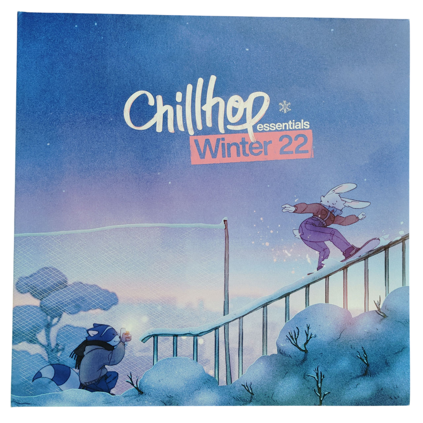 Chillhop Essentials Winter 2022 2xLP – Blue & White Marble Color Vinyl /200