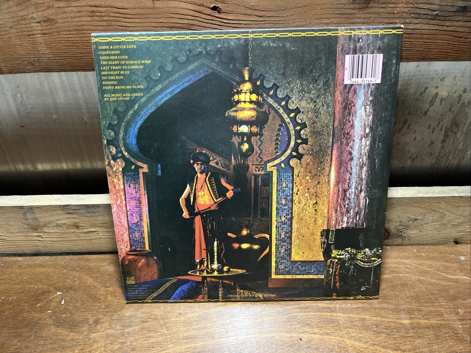 1979 ELECTRIC LIGHT ORCHESTRA “DISCOVERY” JET FZ35769 GATEFOLD LYRIC SLEEVE EX