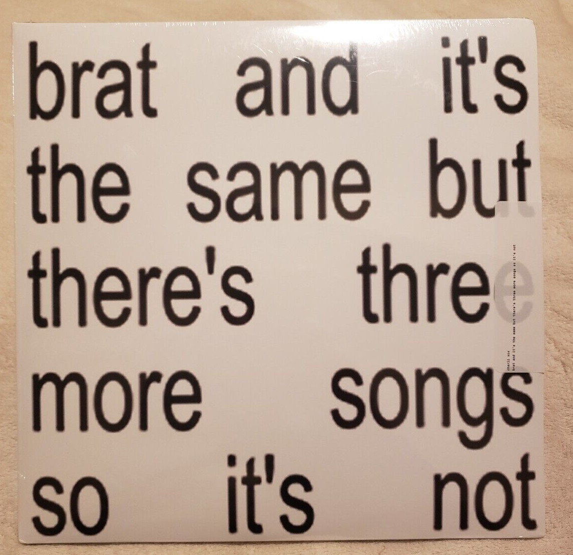 2 LP XCX – Brat And It’s The Same But There’s Three More Songs – Vinyl