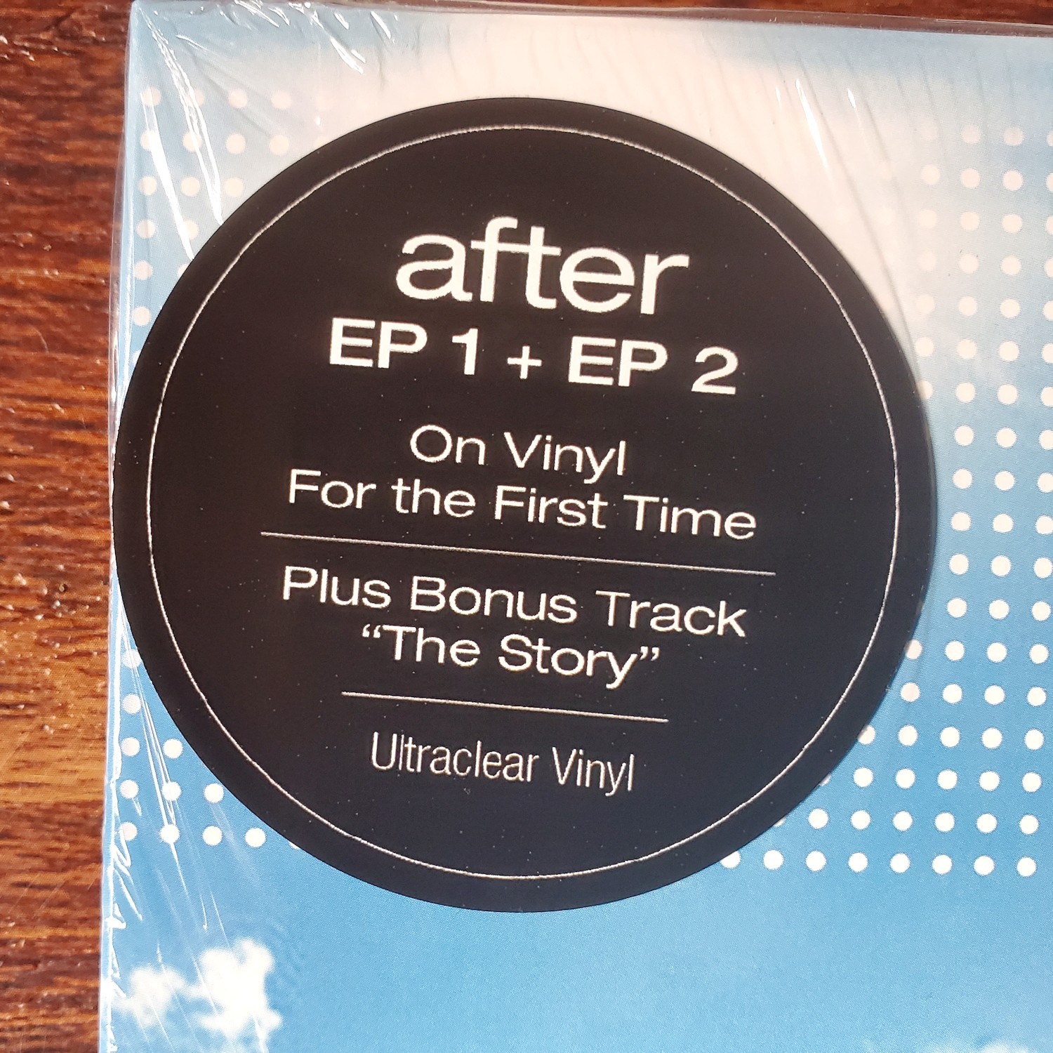 After EP1 + EP2 Vinyl Signed Jacket Cover CLEAR color AUTOGRAPHED