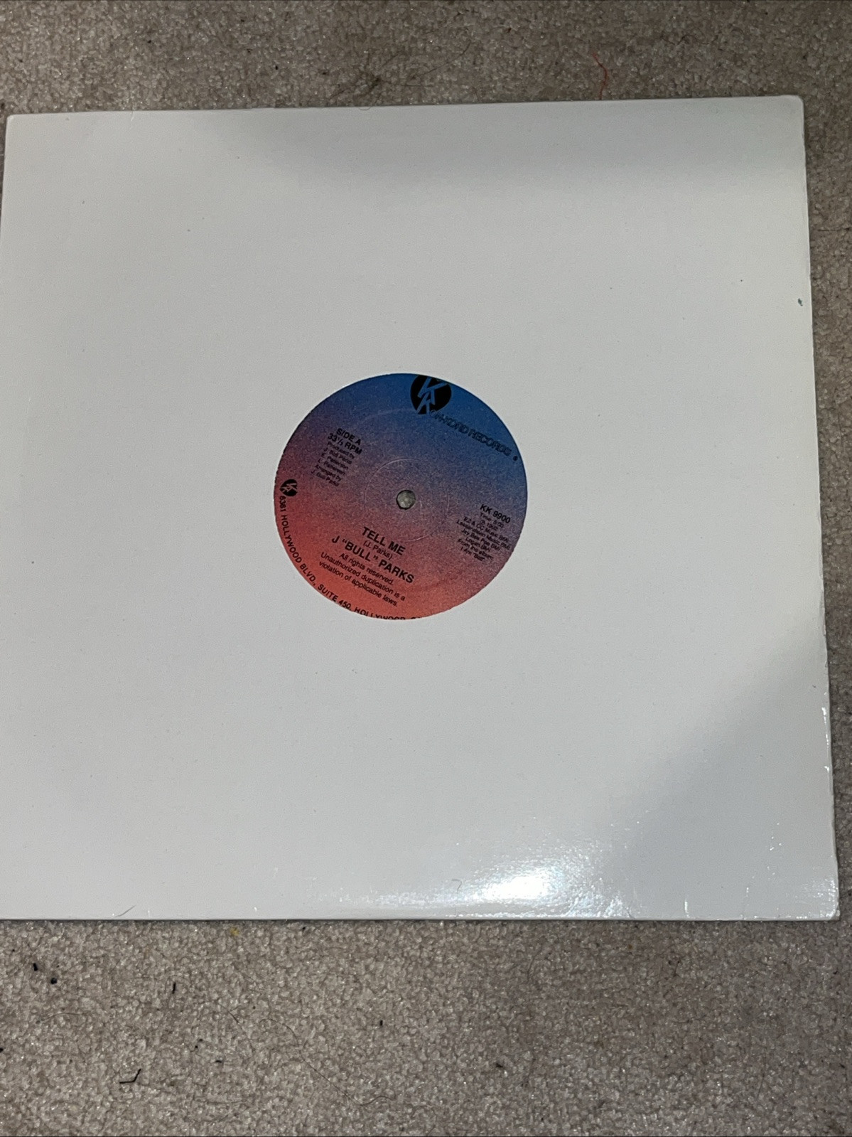 J “Bull” Parks -Tell Me / I Won’t Be Your Fool RARE Modern Soul Funk Hip Hop Pop