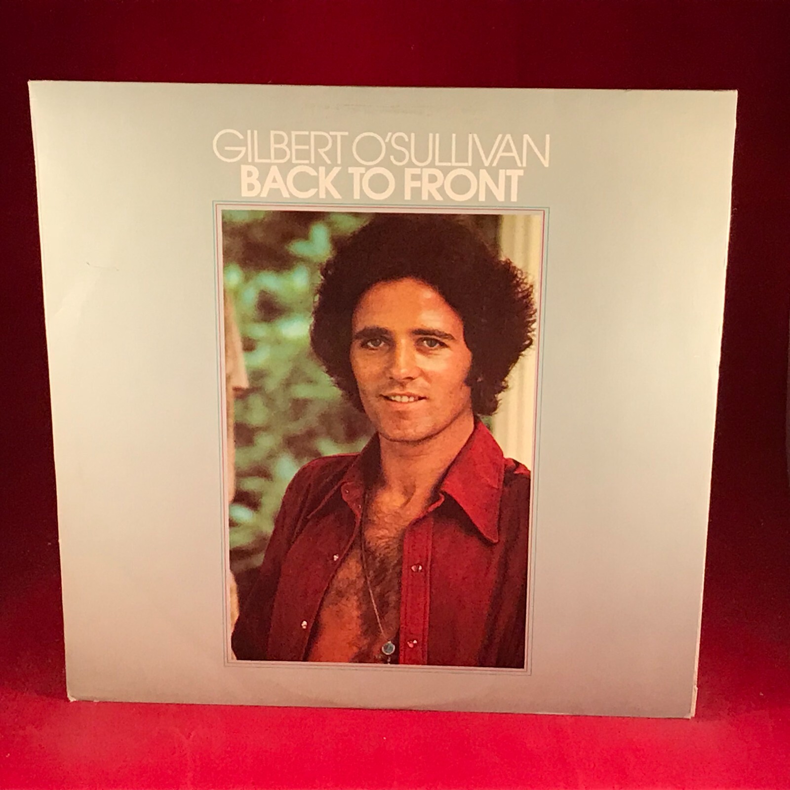 GILBERT O’SULLIVAN Back To Front 1972 UK vinyl + Insert poster Clair original C