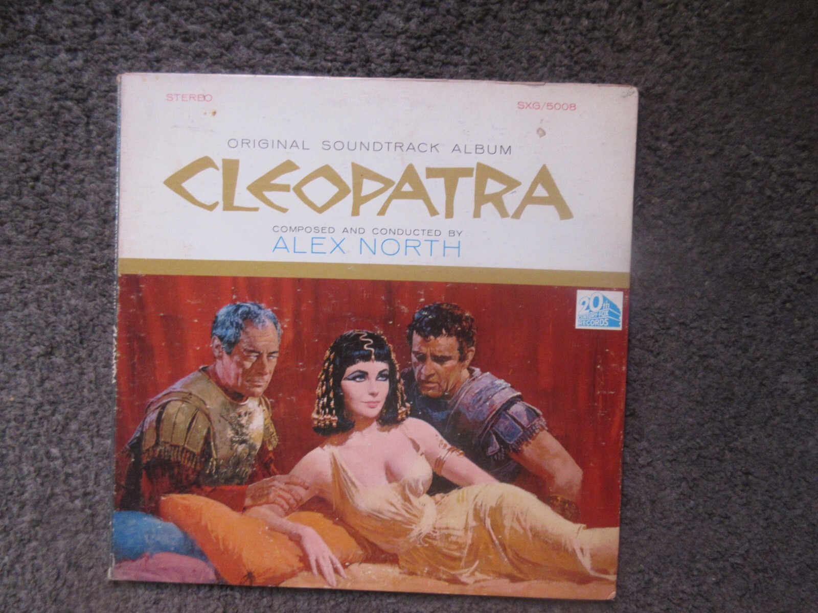 ALEX NORTH “CLEOPATRA” 1963 20th CENTURY FOX OST- OOP MONO LP EX-/VG-