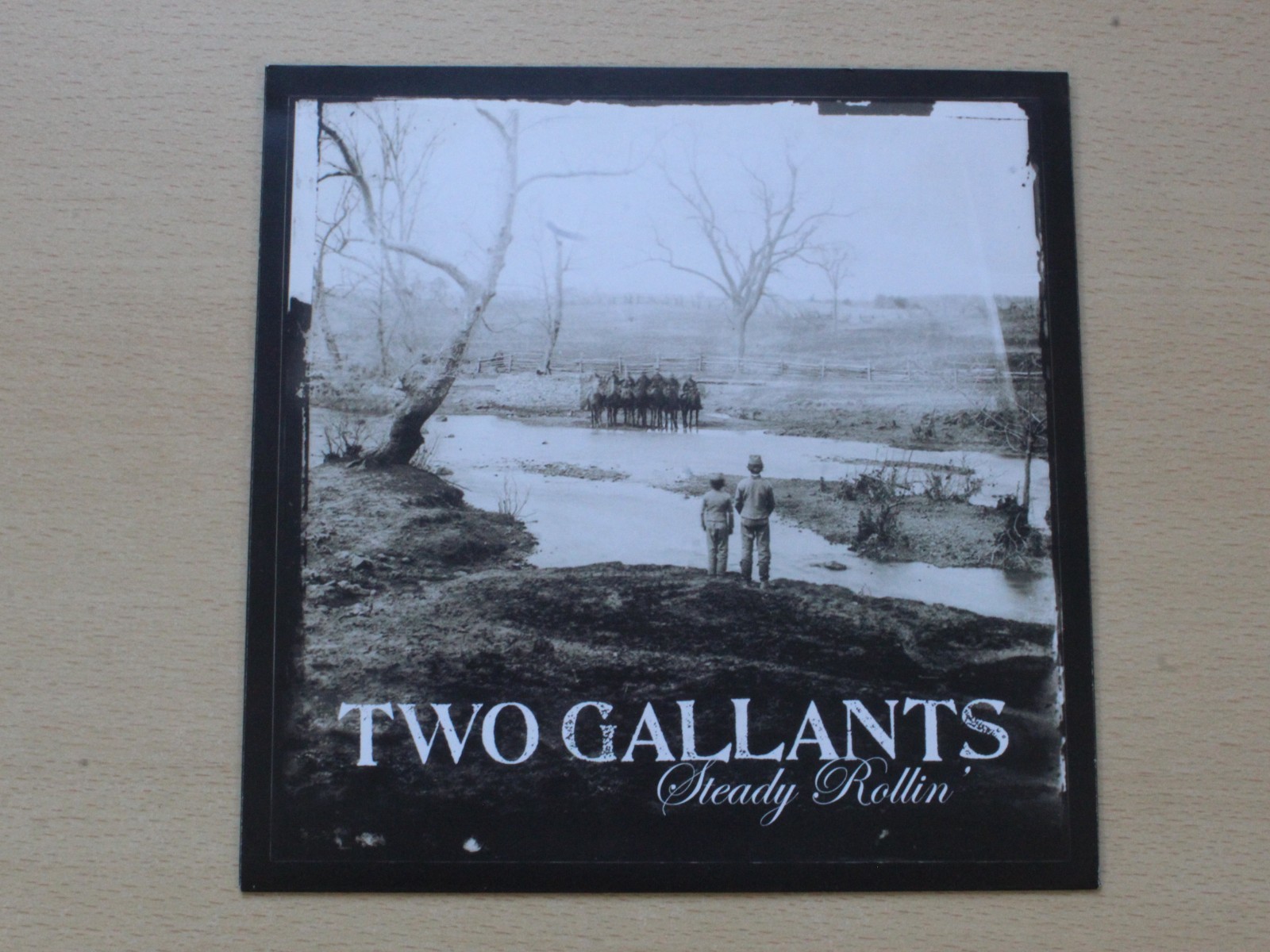 Two Galliants/Steady Rollin’/2006 Saddle Creek Vinyl 7″ Single/EX