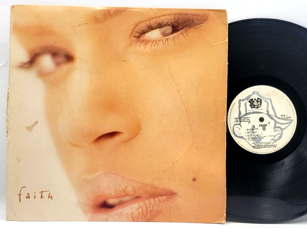 FAITH EVANS – FAITH – R&B SOUL LP 1995 OG PRSSING BAD BOY