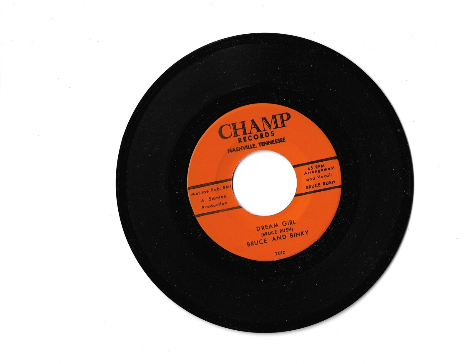 Bruce and Binky-Dream Girl-Champ 2010(1960’s Teen Doowop 45)(Hear It)