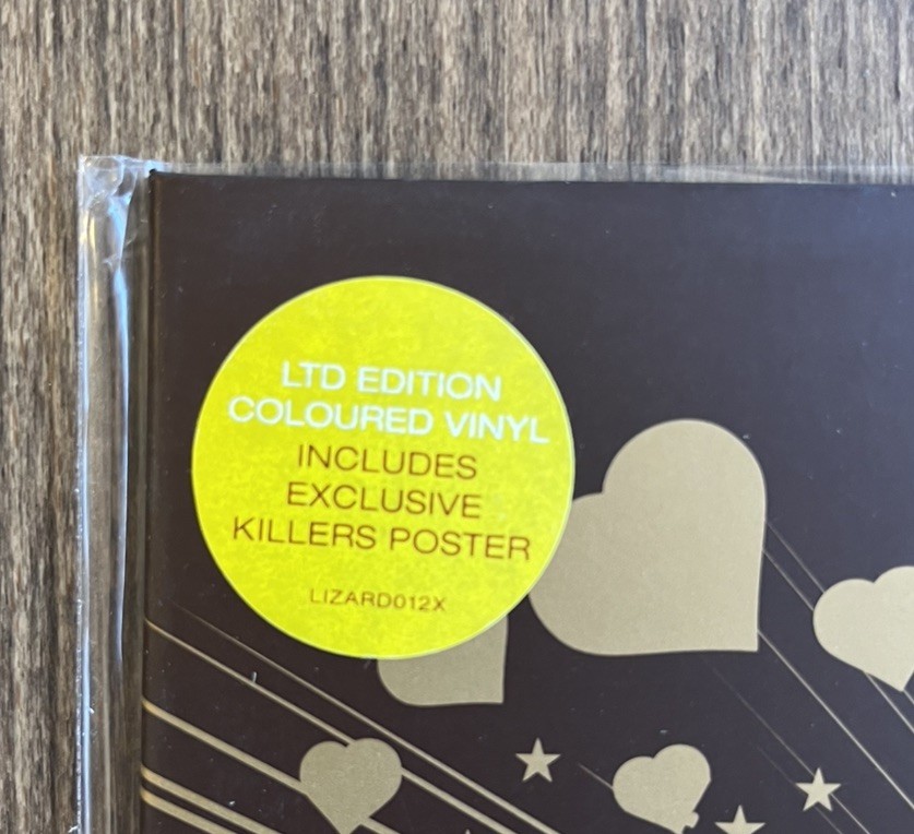 The Killers ~ All These Things That I’ve Done Yellow UK Vinyl 7 Single W/ Poster
