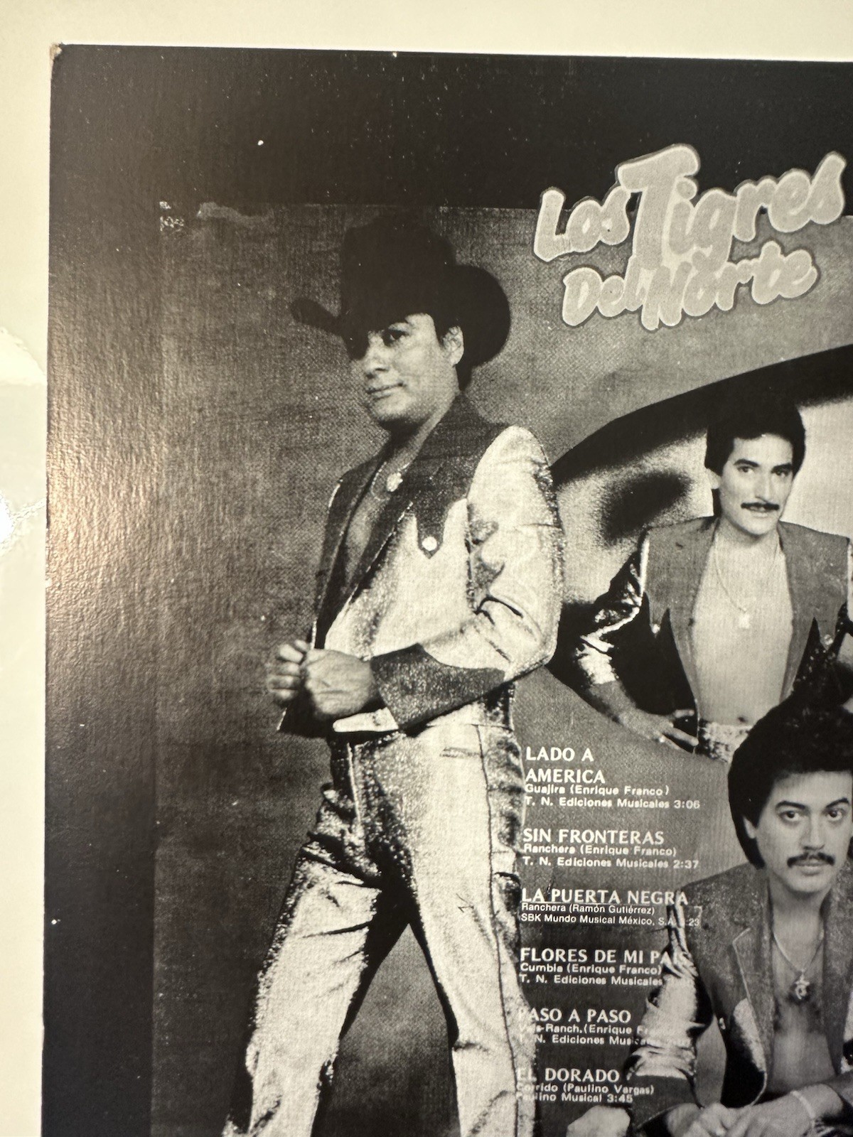 Los Tigres Del Norte – Gracias America Sin Fronteras (1 x LP, 1989 MX, EX)