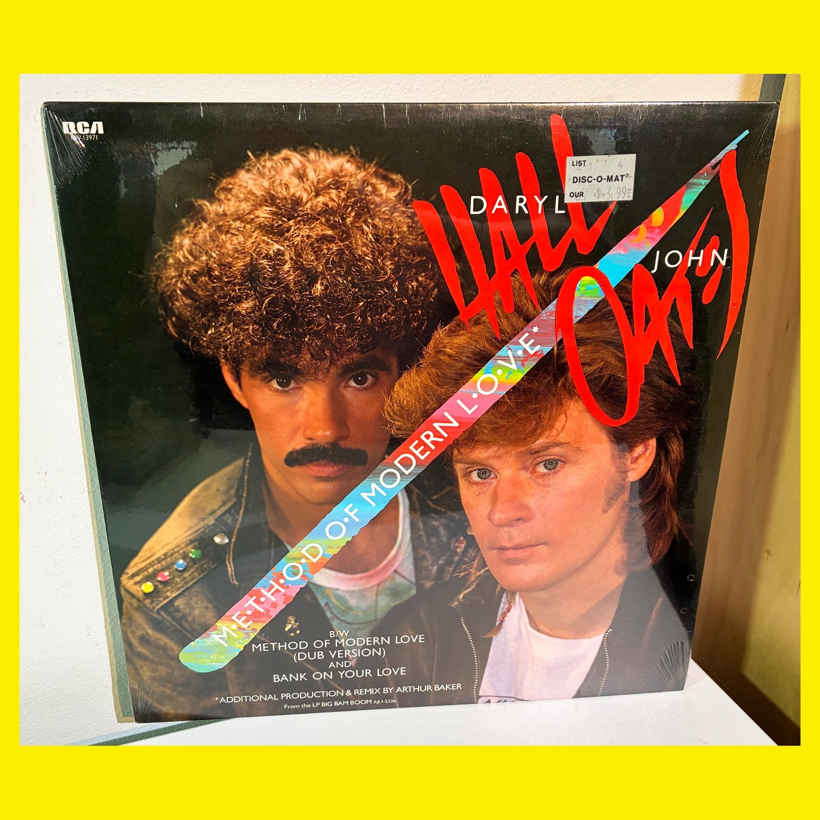 Sealed! HALL OATES Method of Modern Love 12″ Vinyl Record POP Soul R&B Dance