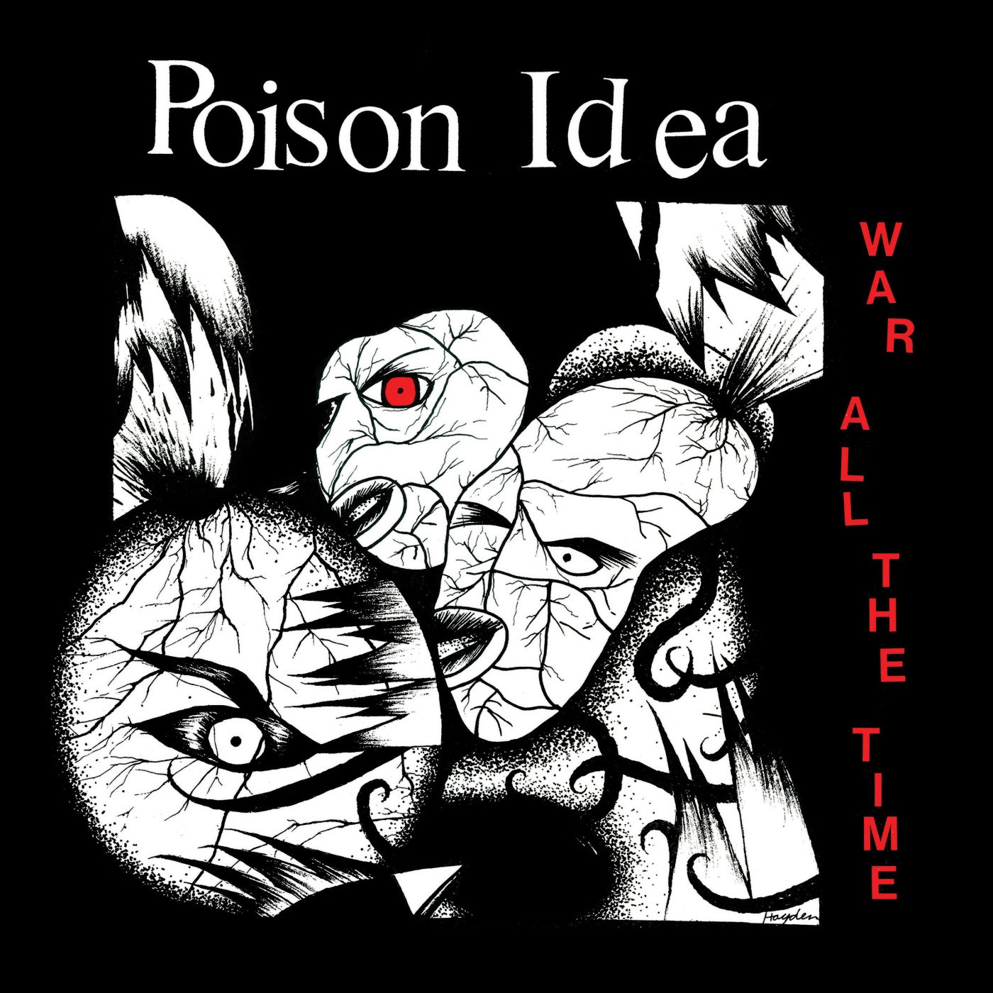 Poison Idea – War All The Time (OPAQUE GREEN VINYL) – PUNK *NEW/COLOR*
