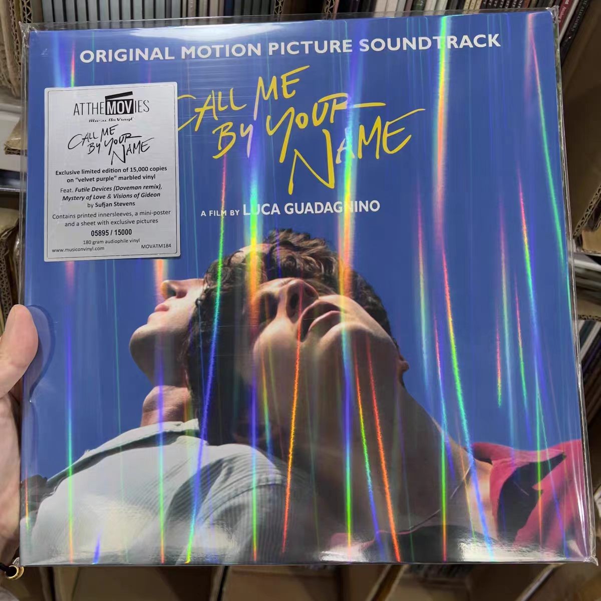 Call Me By Your Name Soundtrack Purple Vinyl 2LP Limited Edition