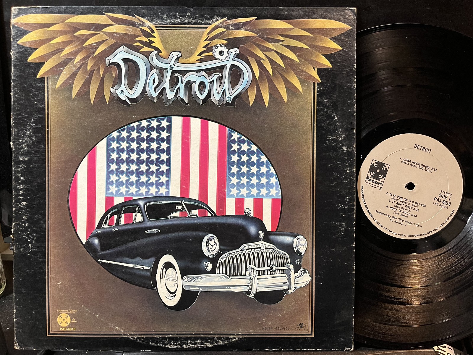 Detroit (2) – Detroit (VINYL) – ROCK / USED *NEAR MINT-*