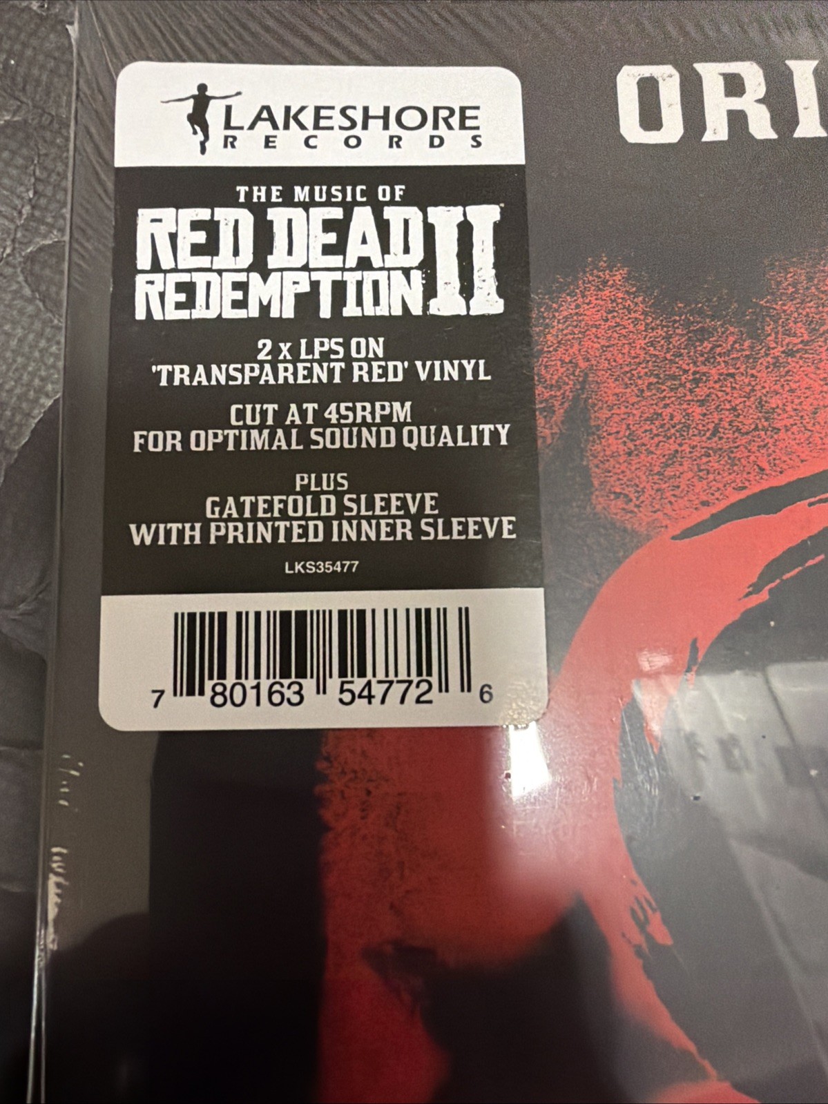 The Music of Red Dead Redemption 2 Original Soundtrack Transparent Red Vinyl NEW
