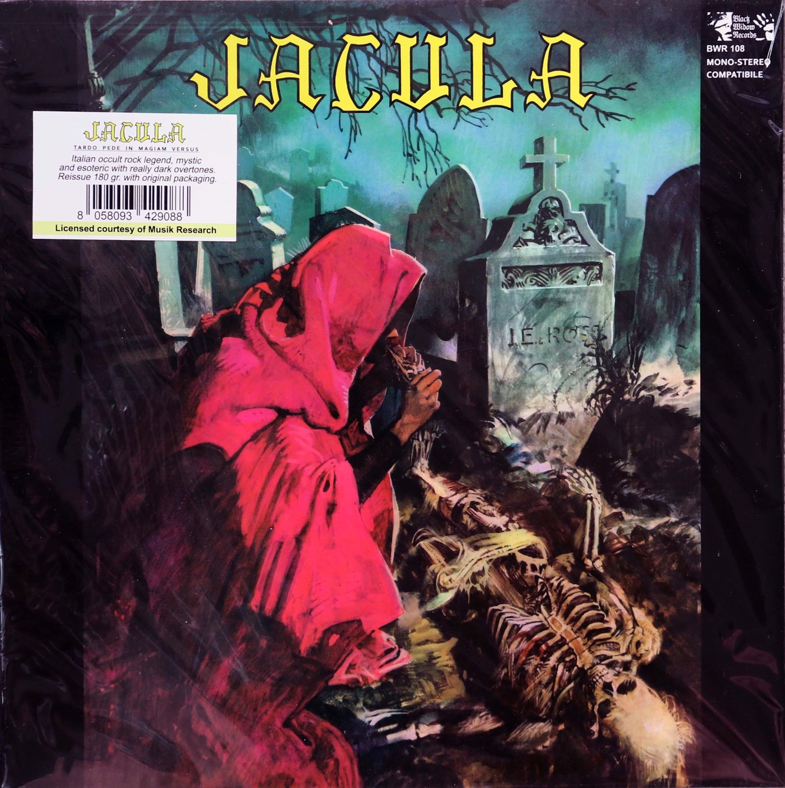 Jacula-Tardo Pede In Magiam Versus Italian prog lp reissue brand new
