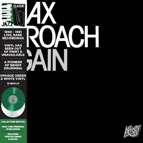 Max Roach – Again – Opaque Green & White [New Vinyl LP] Colored Vinyl, Green, Lt