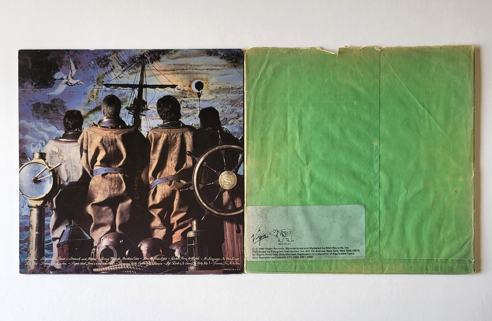 XTC~ Black Sea, Vinyl VR-1-1000, PRC 26, 1st US Pressing EX / VG Condition