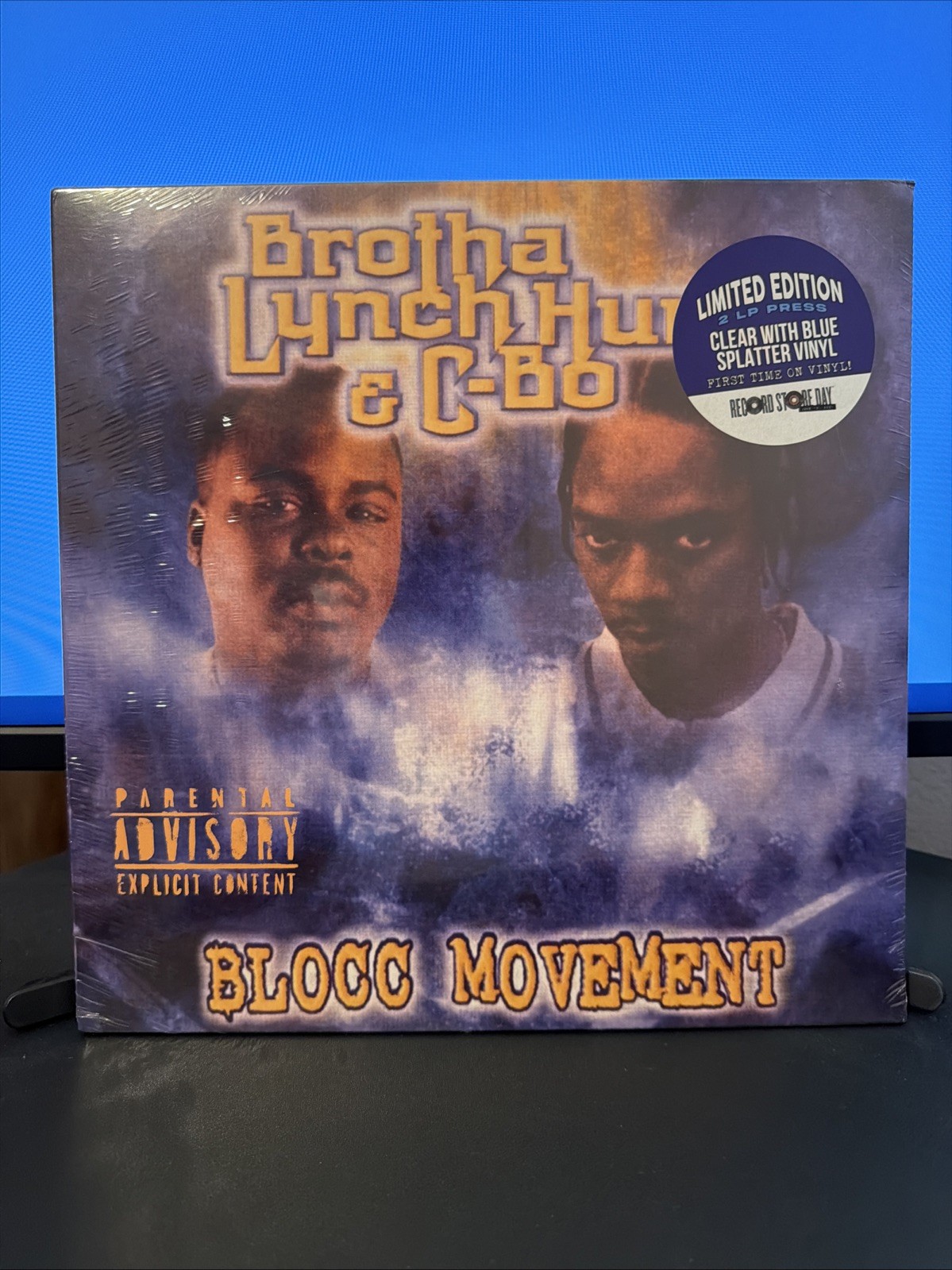 Brotha Lynch Hung C-Bo ‎Blocc Movement 2 LP Blue Splatter Sealed RSD /1000