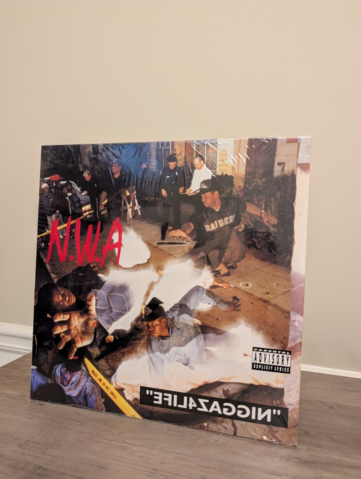 N.W.A. Niggaz4life Priority Records Rap Hip-Hop Gangsta Rap Vinyl LP Black