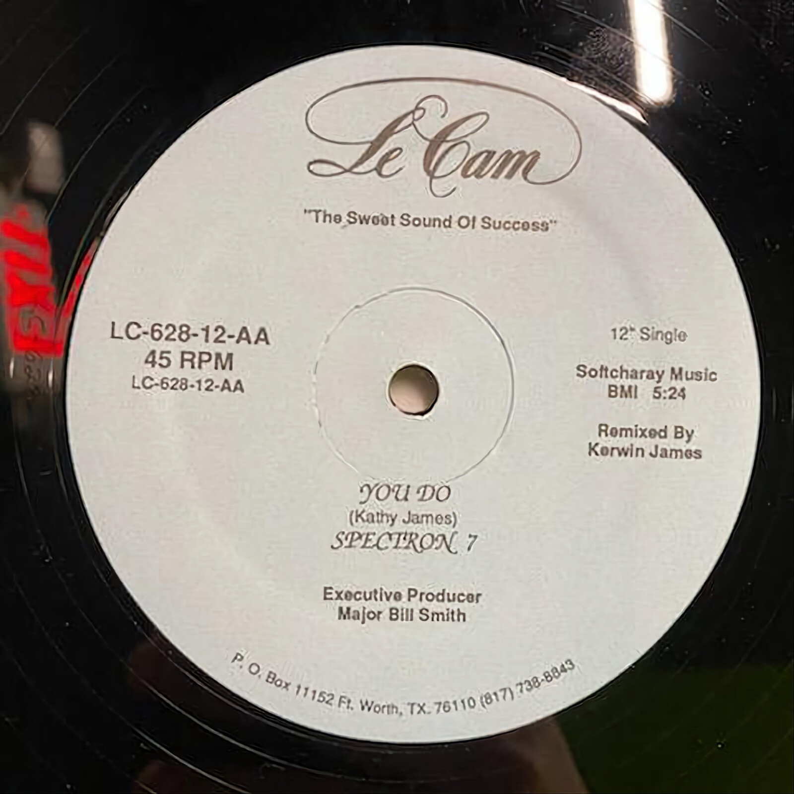 Spectron 7 ‎– ‘You Do’ 12″ Single Le Cam Records Major Bill Smith Electro Vinyl