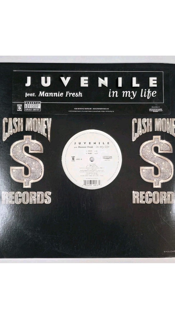 Juvenile feat. Mannie Fresh – In My Life Cash Money Records New Never Played