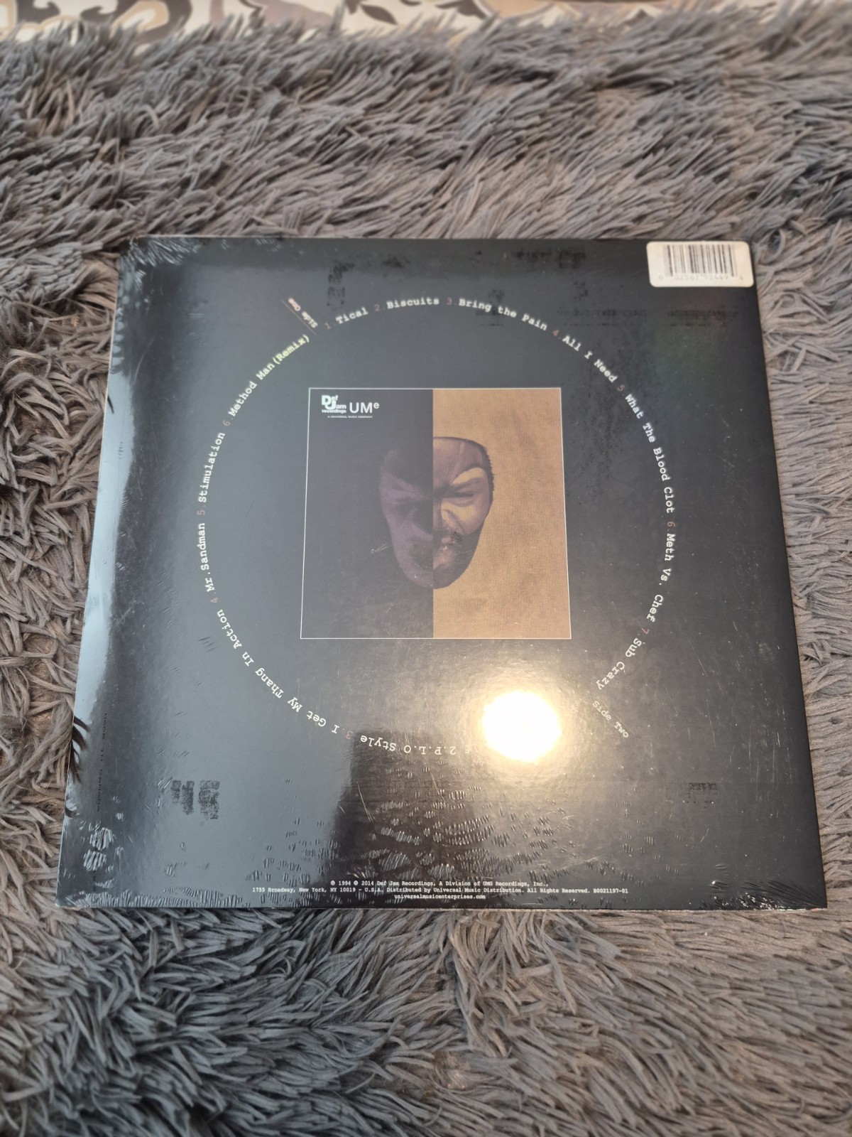 Method Man Tical 12″ Colored Vinyl LP Def Jam 2014, Parental Advisory