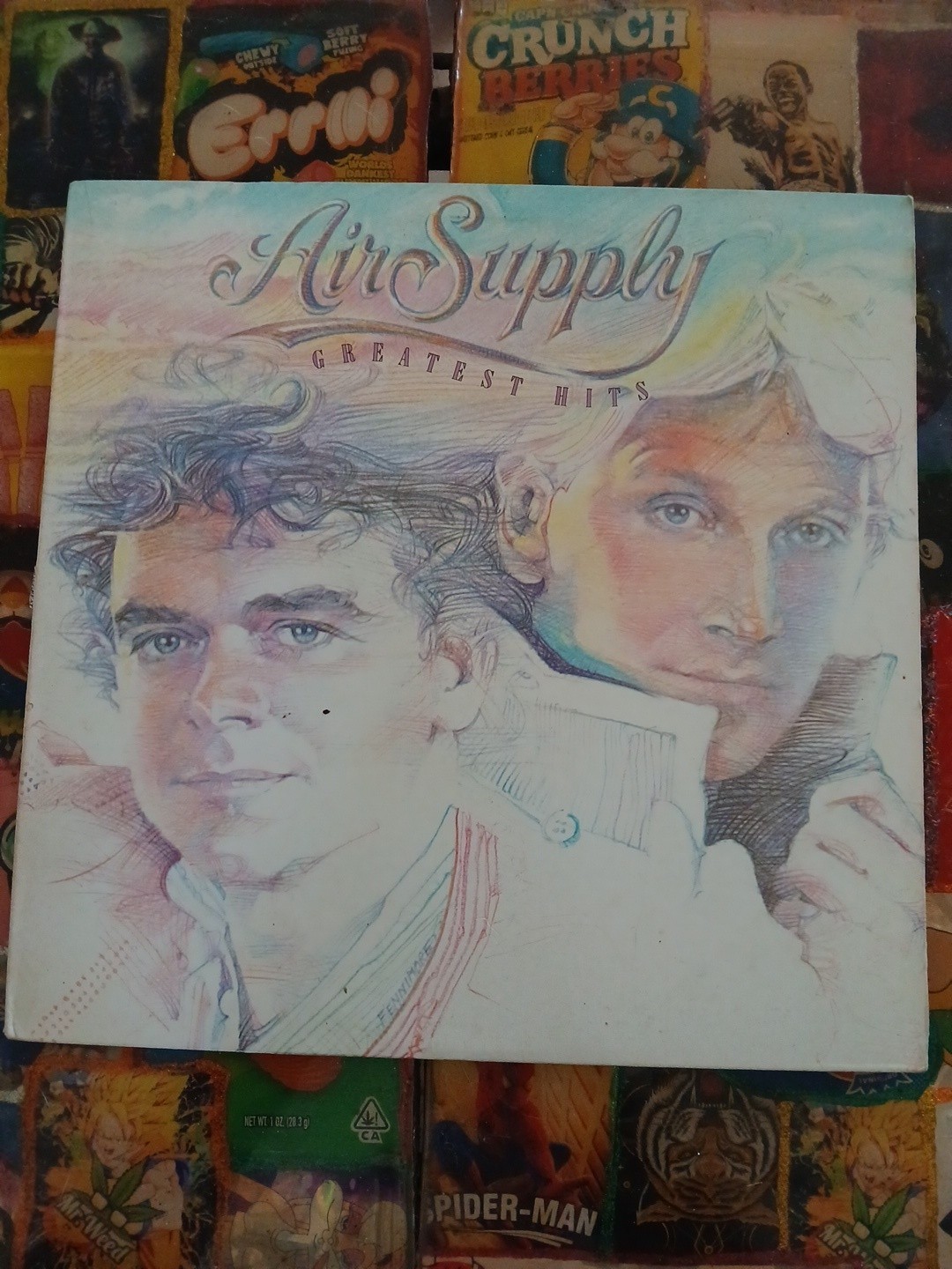 AIR SUPPLY – Greatest Hits LP 12″ Vinyl Album VG – 1983 Artista AL 8 8024
