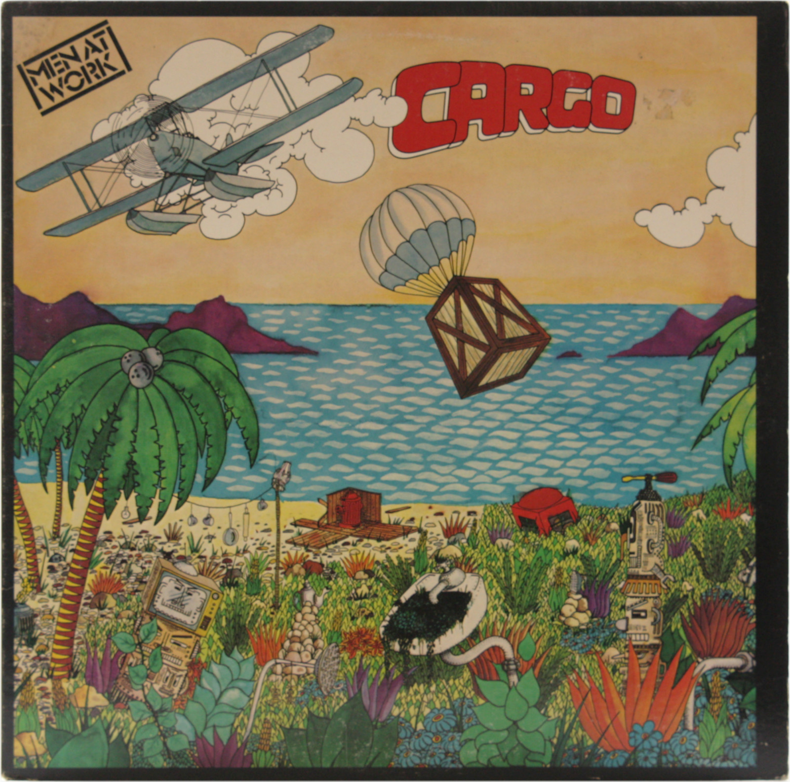 MEN AT WORK Cargo USED 1983 LP Rock It’s A Mistake Vinyl Record COL-38660