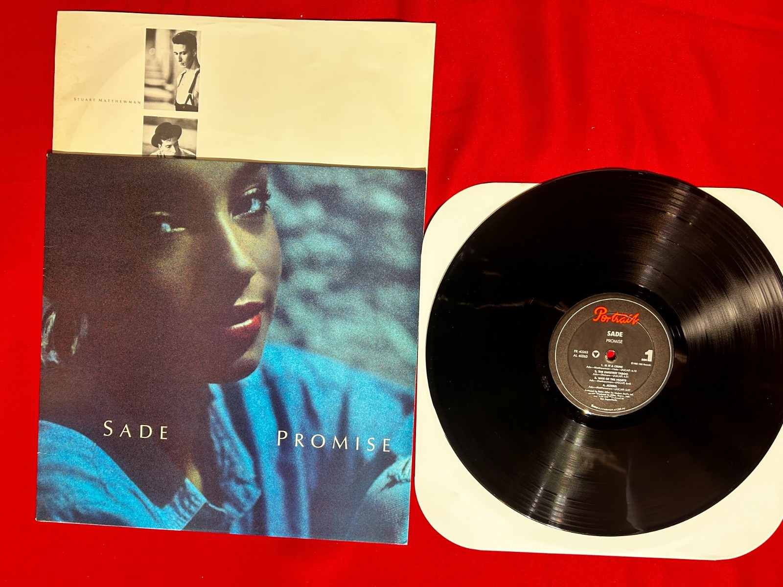 Sade – Promise – 1985 Portrait – FR 40263 -Pitman, Gatefold – NM / EX