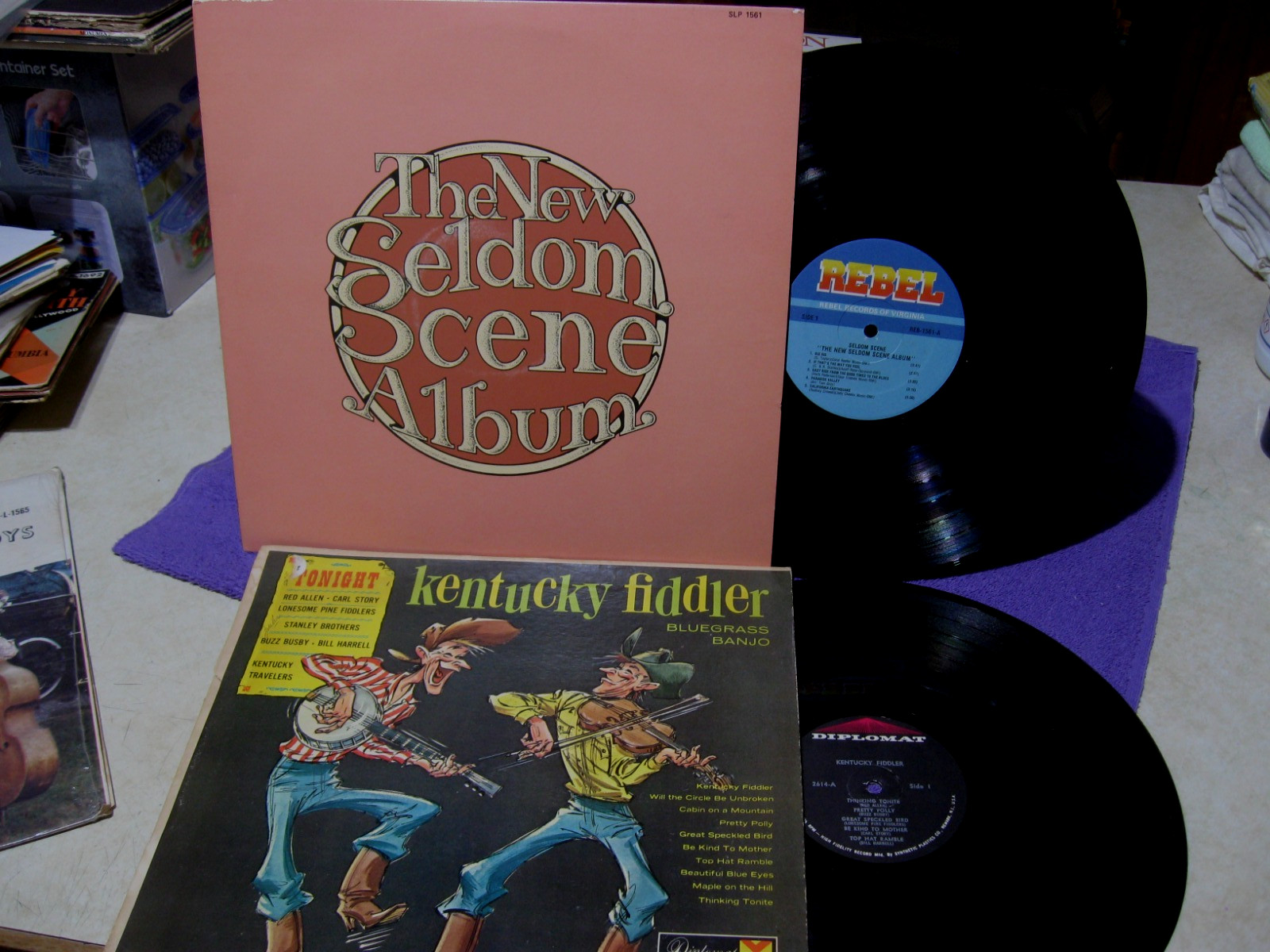 Classic Bluegrass Vinyl LP Lot BILL MONROE Doc & Merle WATSON Seldom Scene