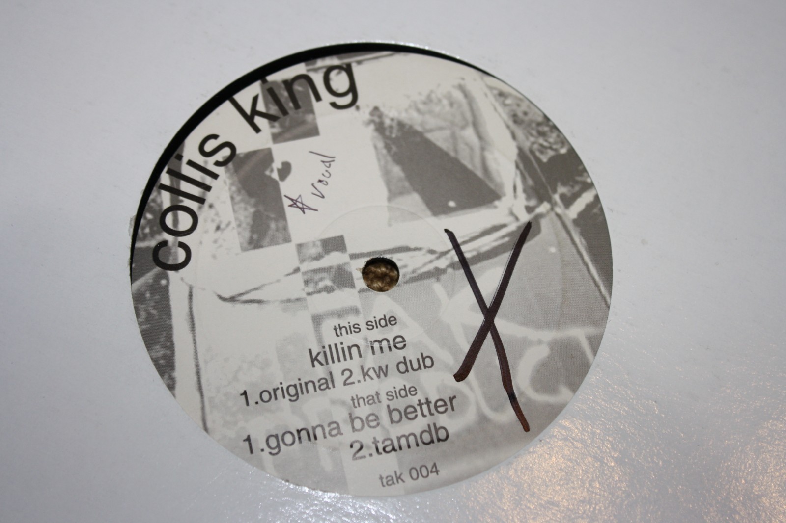 Collis King- Gonna Be Better/Killin Me 12″ Record, ’99 Tak #4, Garage Deep House