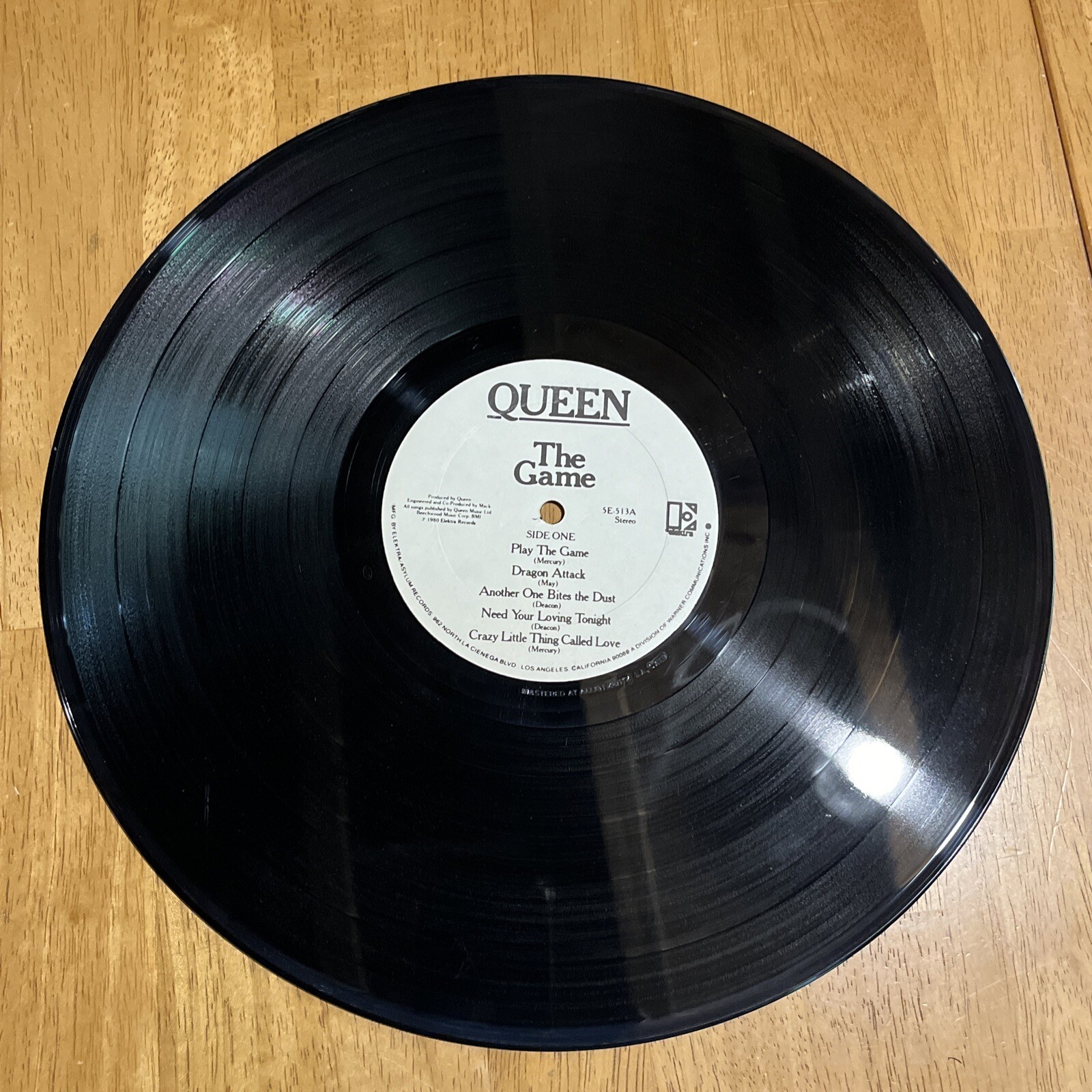 Queen – The Game 12” Vinyl LP US 1980 Original Pressing Electra 5E-513