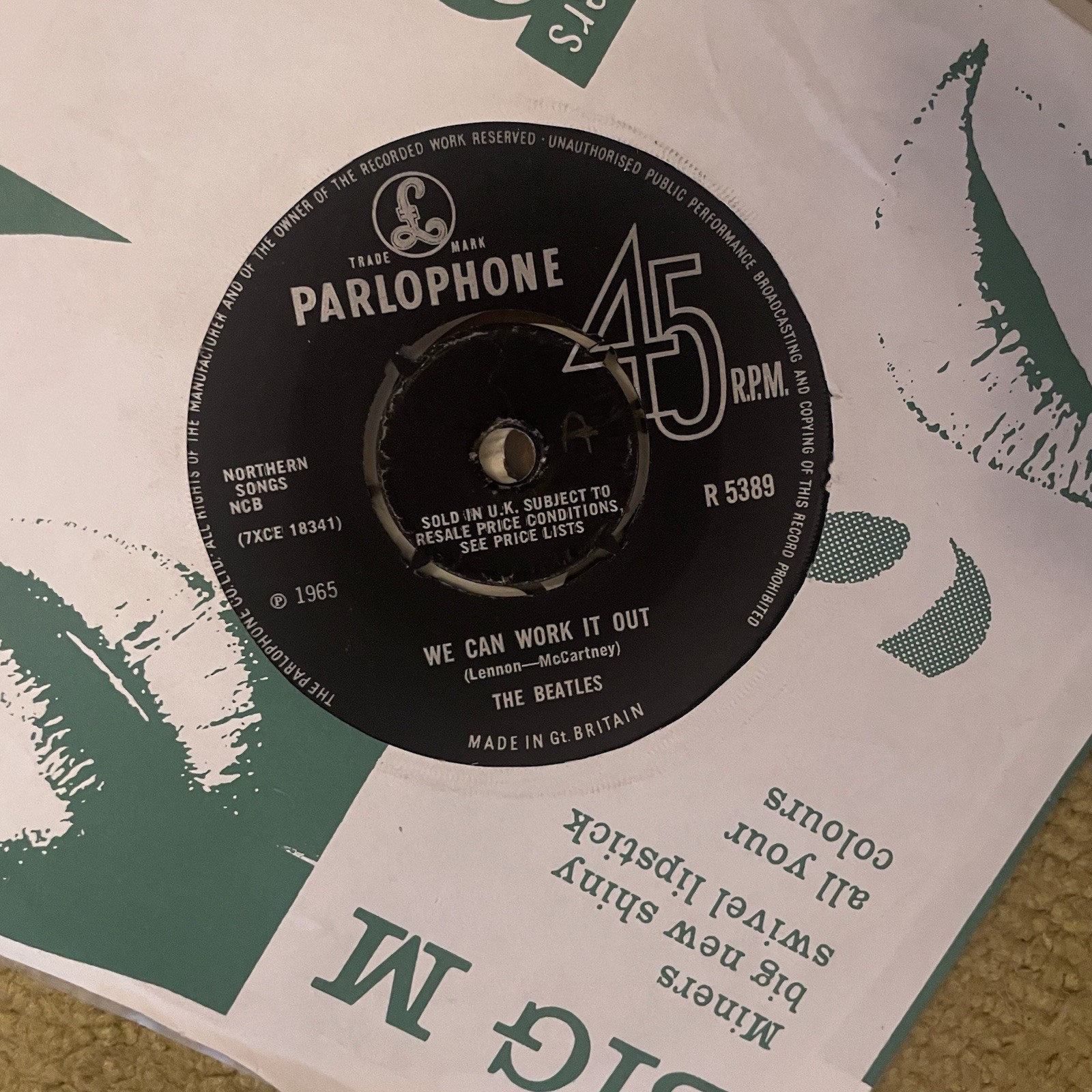 Beatles And Related singles 7″ X 10 Play Tested Good Condition Freepost
