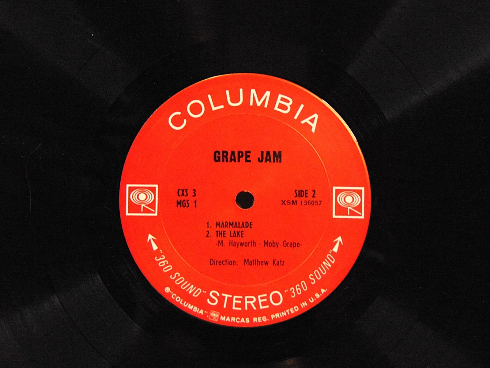 Moby Grape – Grape Jam – 1968 Columbia 2-Eye Stereo Psych Rock Vinyl LP Record