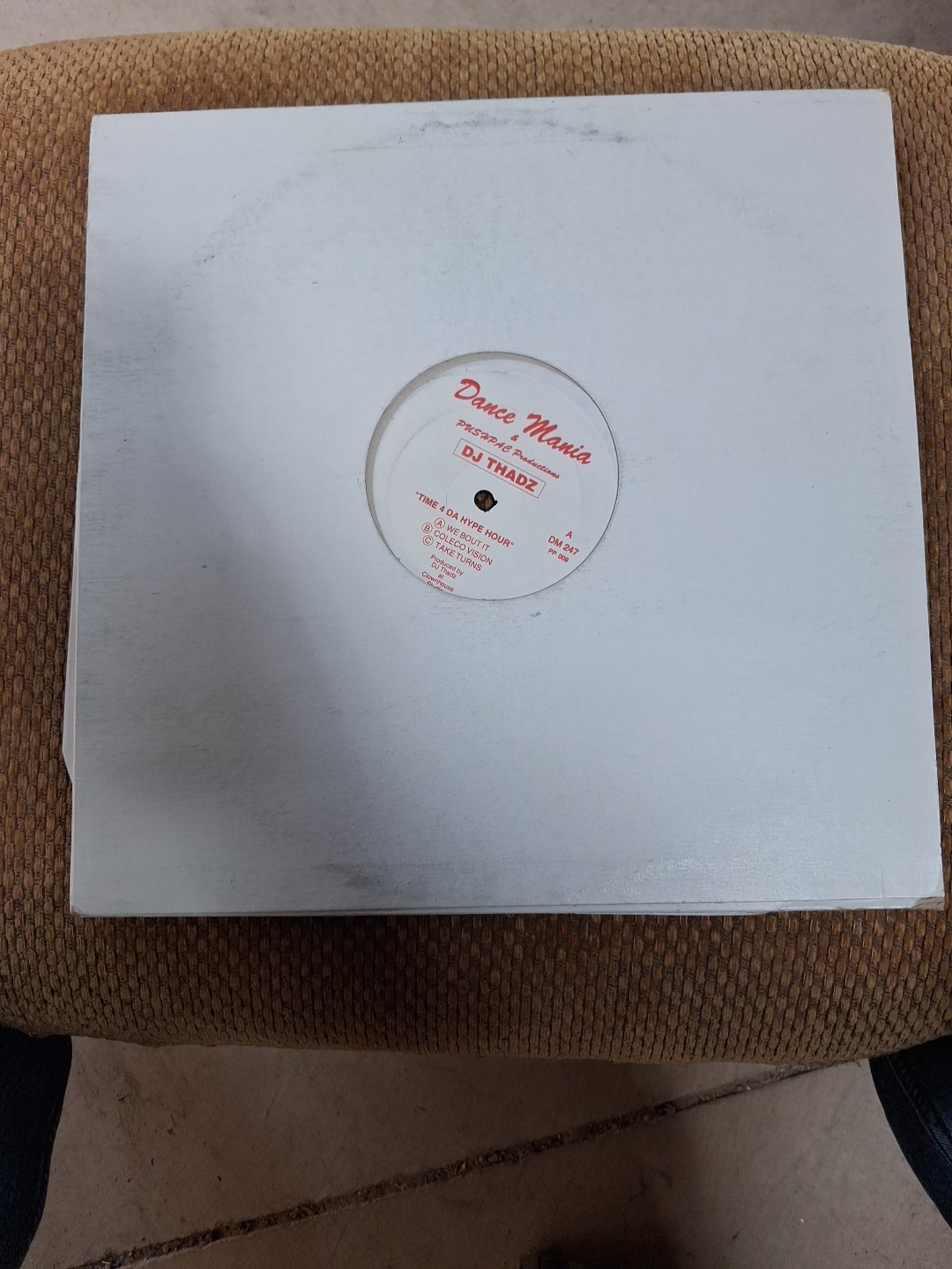 Dance Mania Dj Thadz Time 4 Da Hype Hour 1997 Electro House 12″vynil DM247