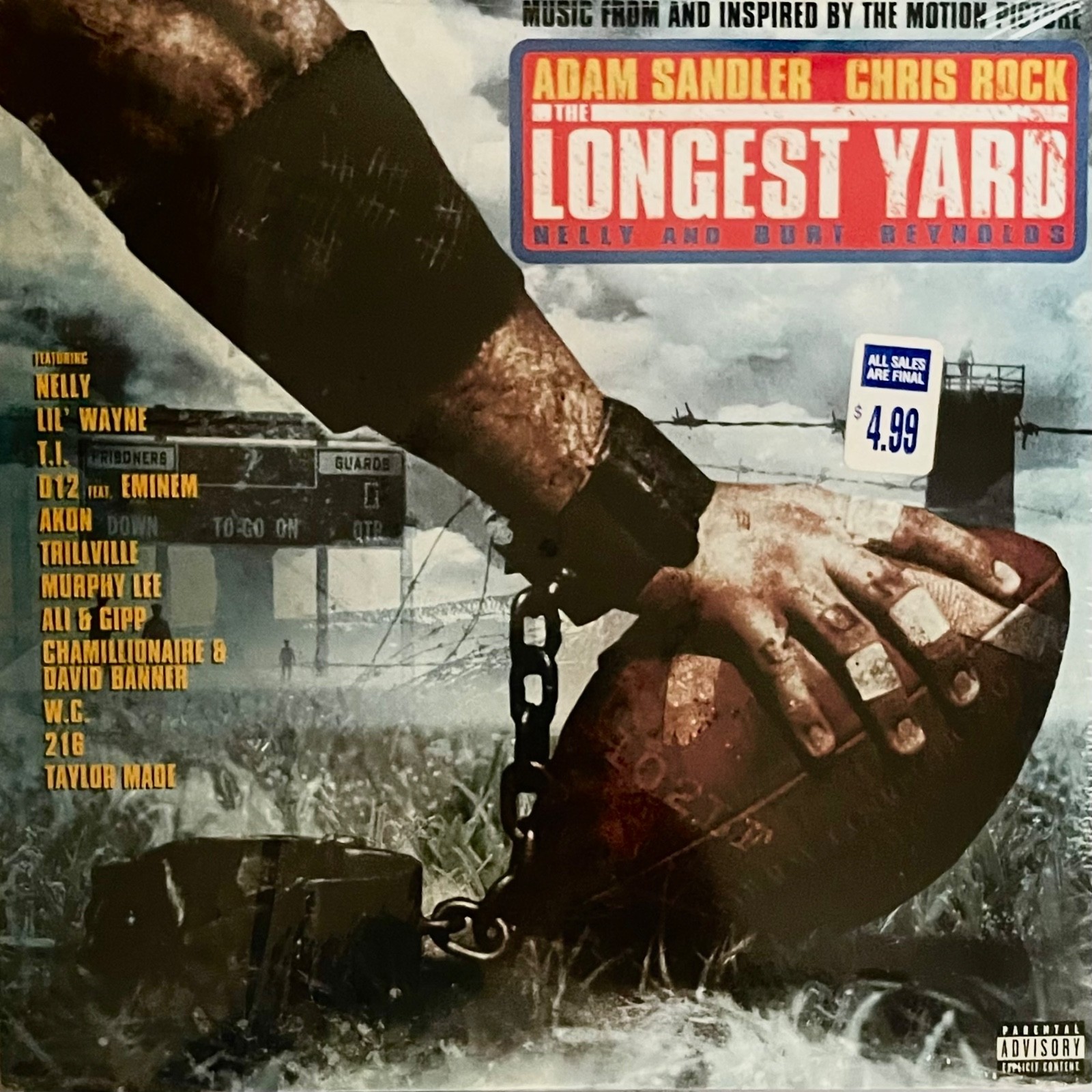 THE LONGEST YARD Southern Rap V/A 2x LPs 2005 Universal Eminem + 11 more