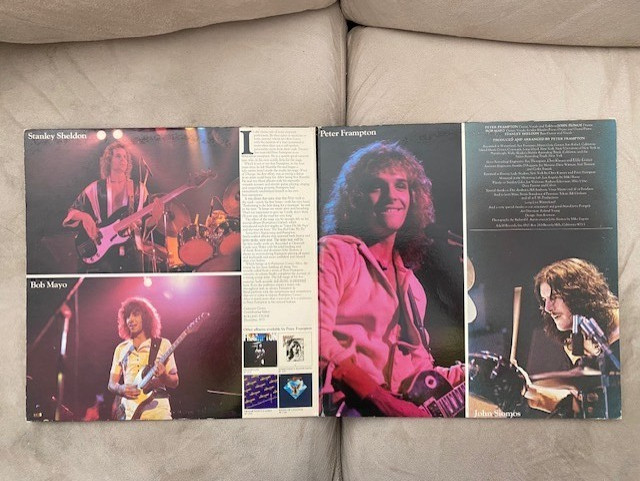 PETER FRAMPTON “FRAMPTON COMES ALIVE” 1975 Double Stereo LP – A&M – Excellent!