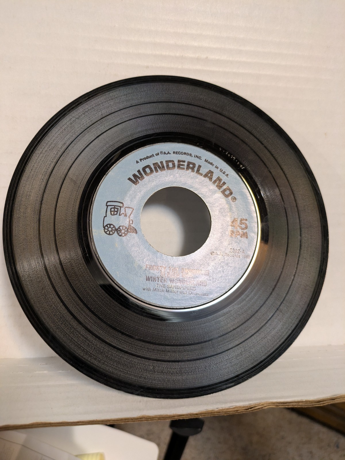 45~ The Sandpipers: “Winter wonderland, frosty the snowman/Sleigh ride” (VG)