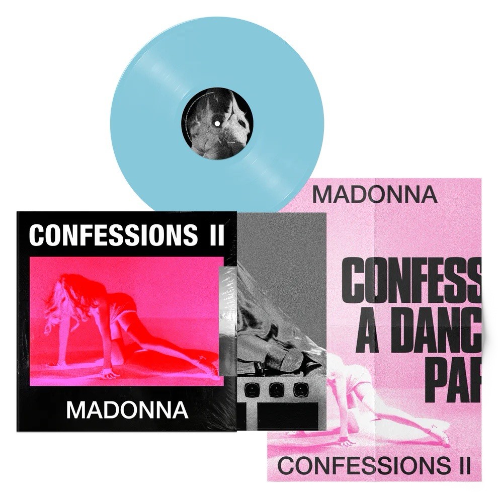 PRESALE MADONNA Confessions II TIK TOK BABY BLUE 12″ VINYL LP Limited Edition