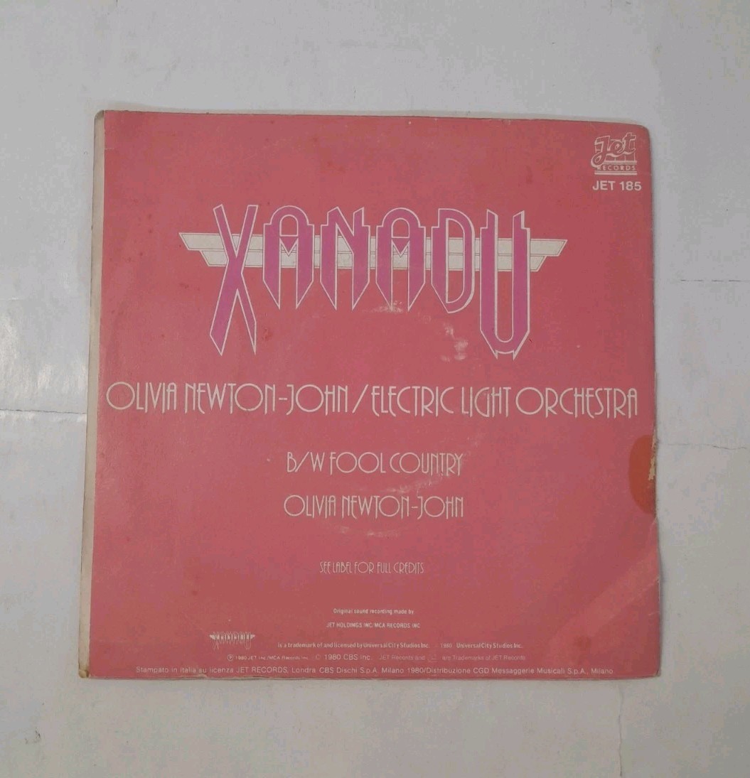 Vinile 45 Giri 7″ Olivia Newton-John / Electric Light Orchestra Xanadu Unplayed