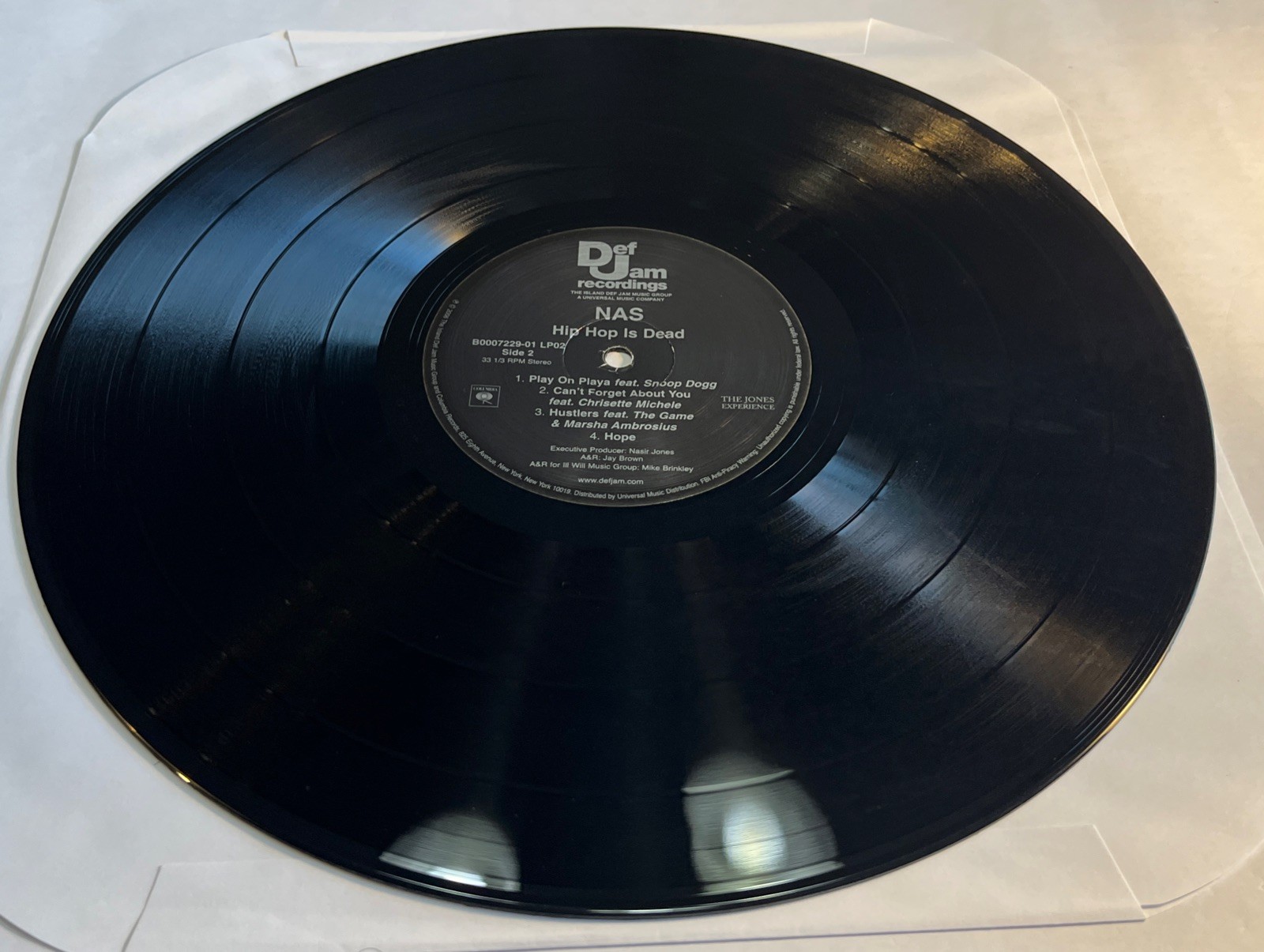 NAS Hip Hop Is Dead 06’ Vinyl 2LP In Shrink Jay-Z Snoop Dogg The Game Kanye West
